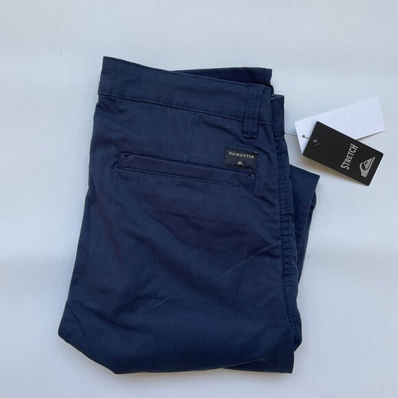 $45 Quiksilver Boy’s Everyday Union Pants In Navy Youth Size 29 - Picture 1 of 10